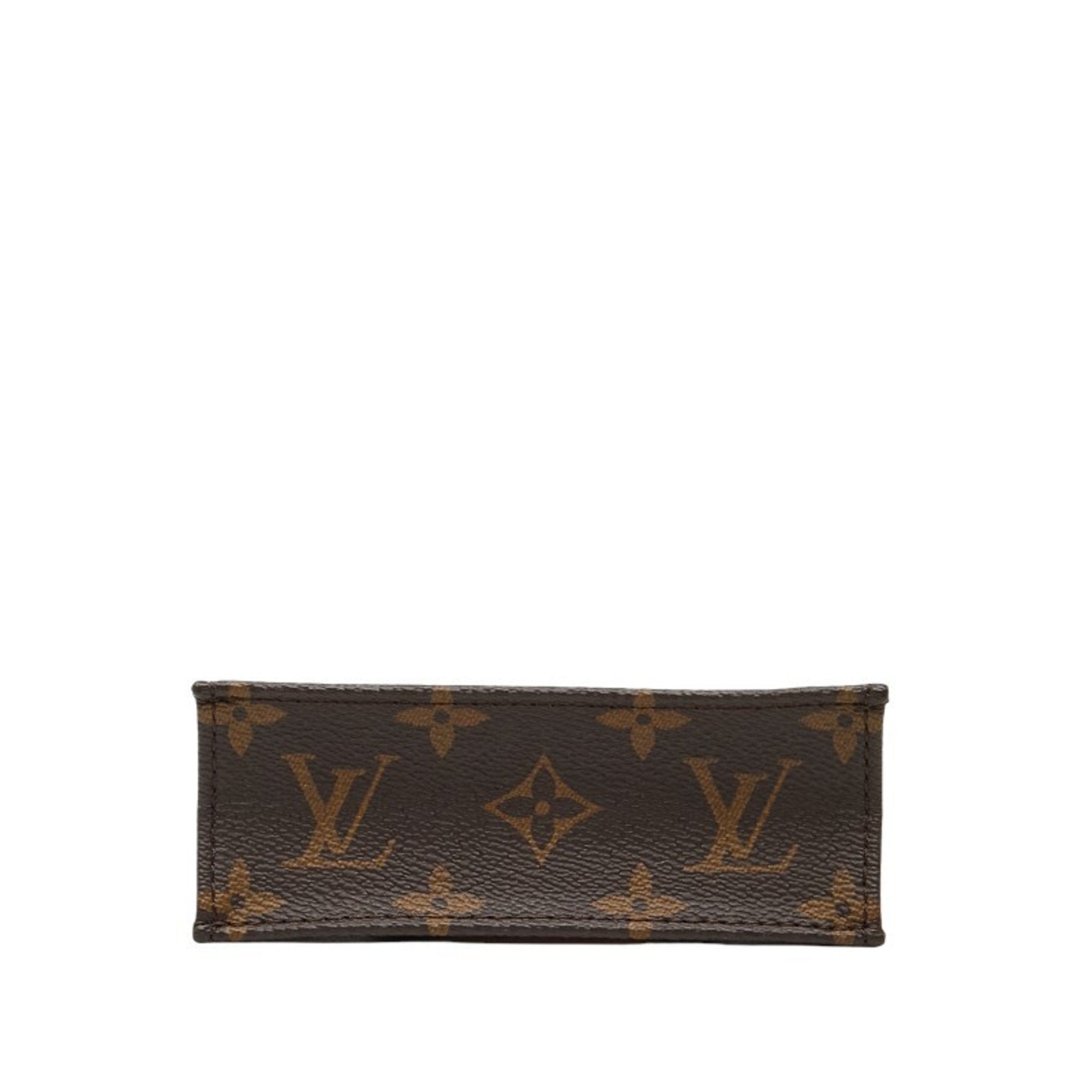 Louis Vuitton Brown Pvc Leather Handbag Shoulder Bag (Pre-Owned)
