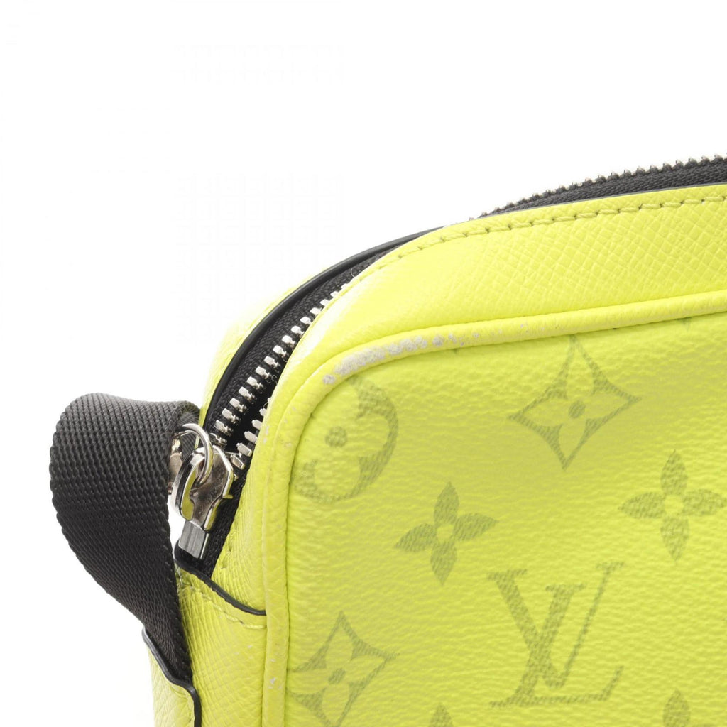 Louis Vuitton Jaune Yellow Coated Canvas Leather Shoulder Bag (Pre-Owned)