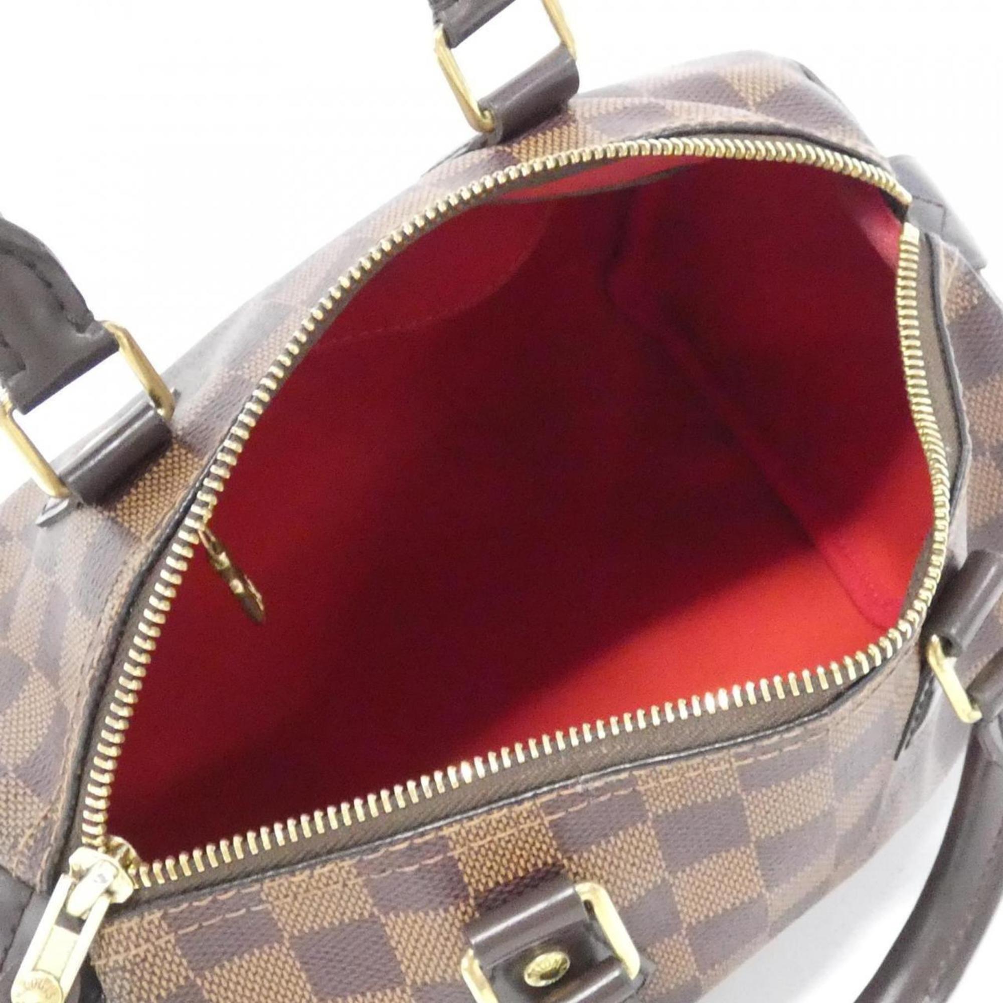 Louis Vuitton Damier Ebene Coated Canvas Boston Bag (Pre-Owned)