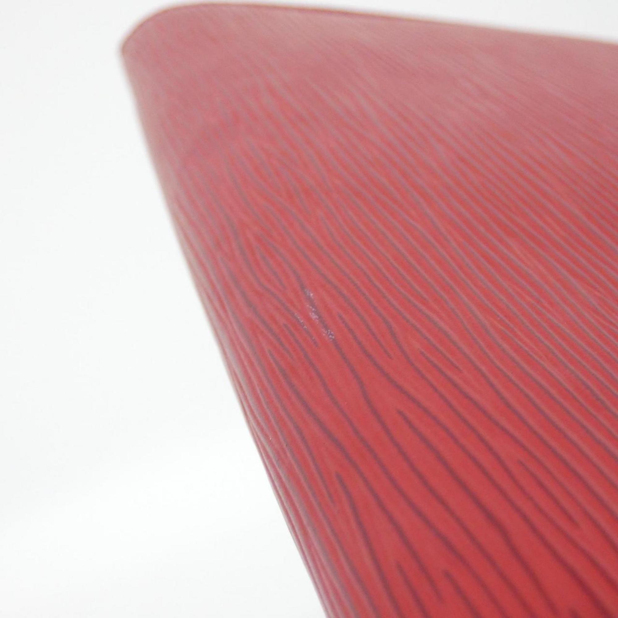 Louis Vuitton Red Color Leather Pochette Pouch (Pre-Owned)
