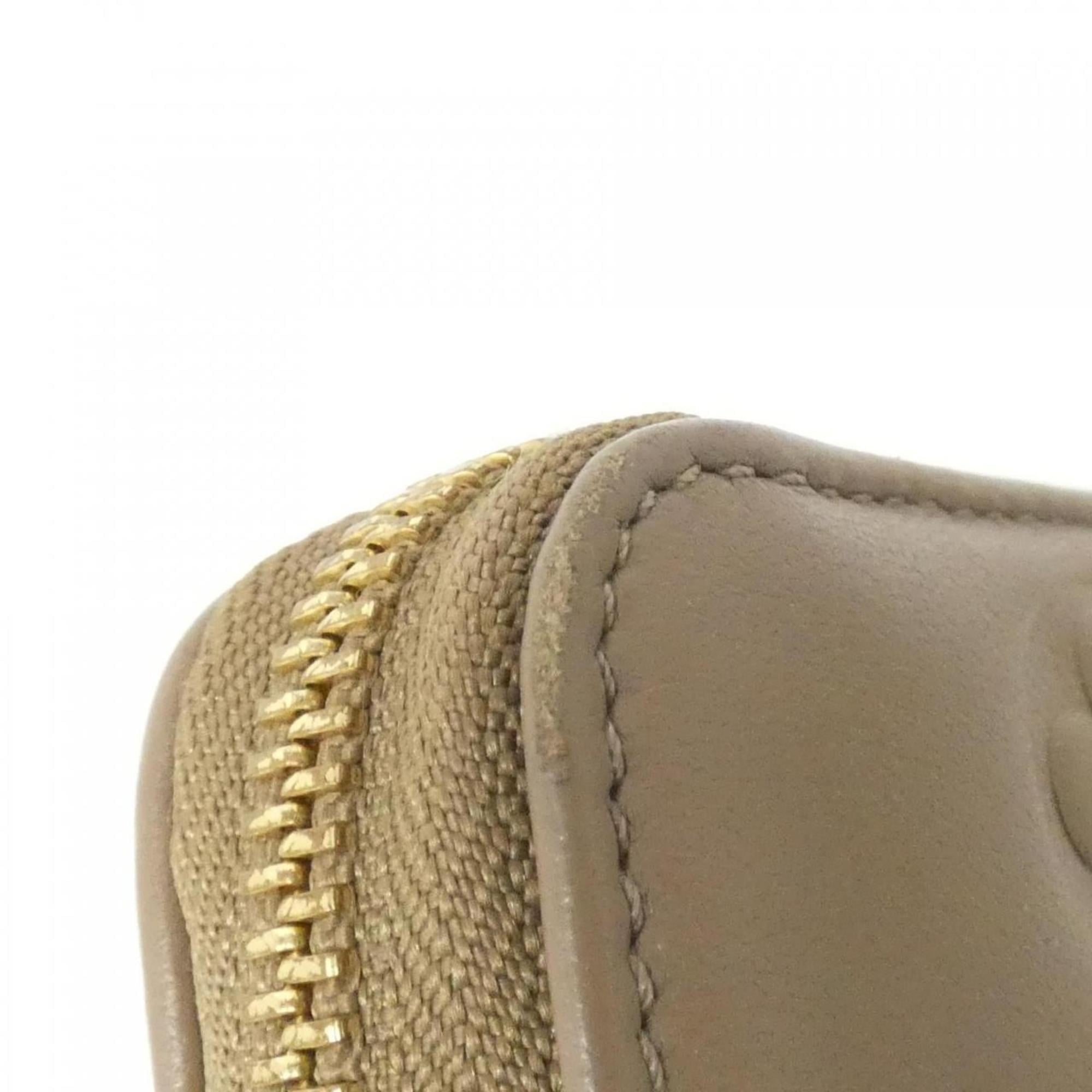 Louis Vuitton Taupe Leather Wallet (Bi-Fold) (Pre-Owned)