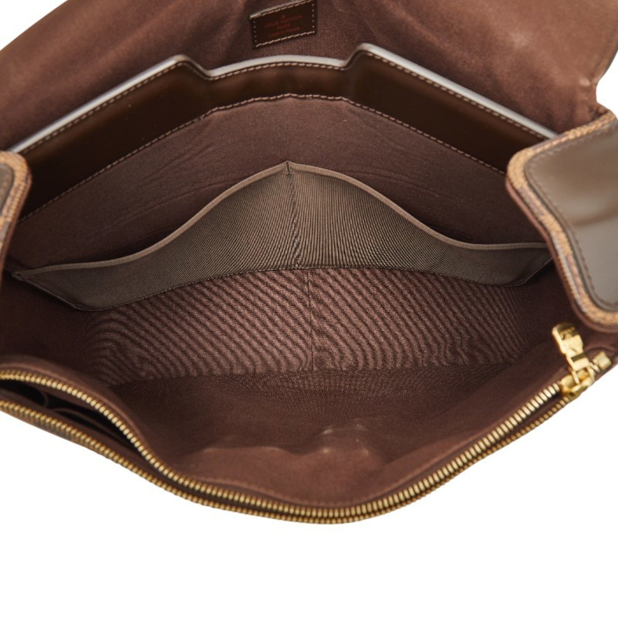 Louis Vuitton Brown Pvc Leather Shoulder Bag (Pre-Owned)