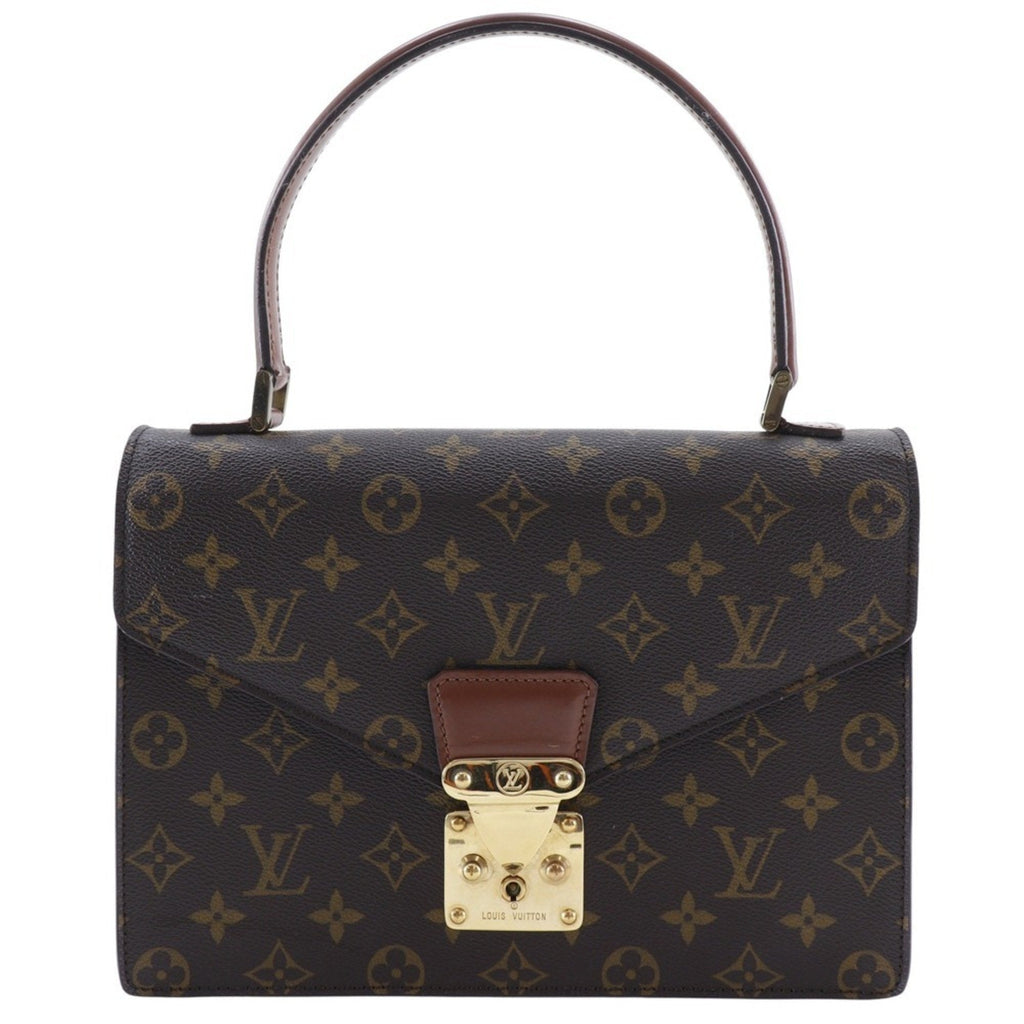Louis Vuitton Brown Monogram Canvas Handbag (Pre-Owned)