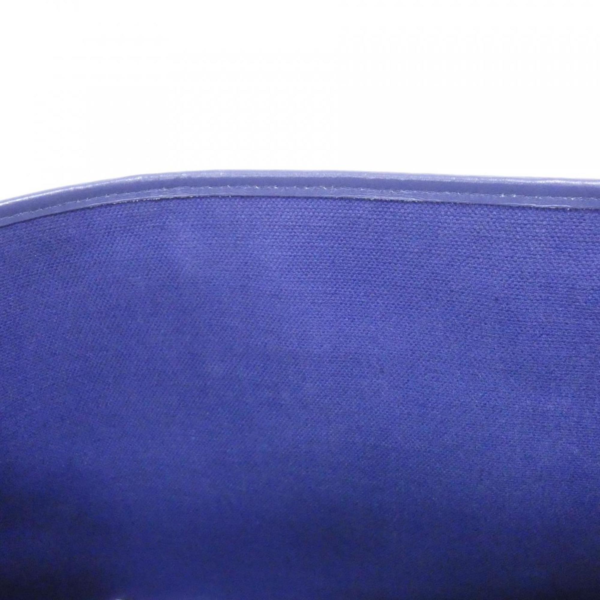 Louis Vuitton Blue Coated Canvas Handbag (Pre-Owned)