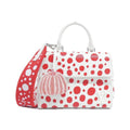 Louis Vuitton Blanc Rouge Leather Handbag (Pre-Owned)