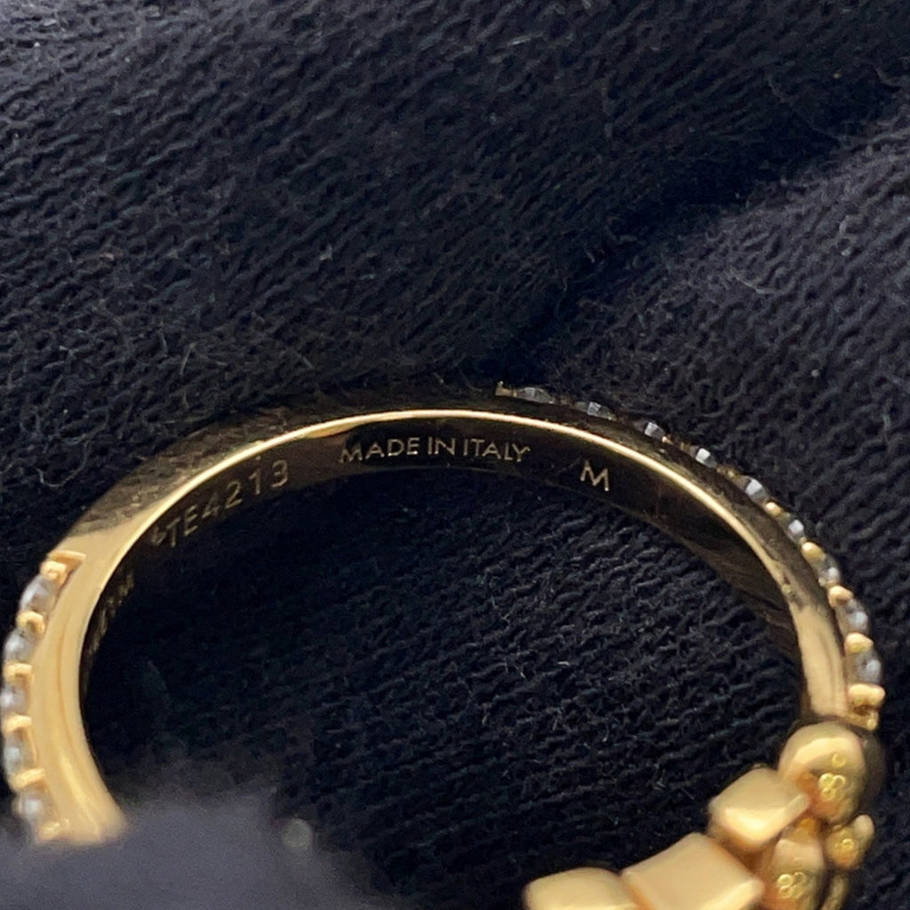 Louis Vuitton Gold Gold Plating Band Ring (Pre-Owned)