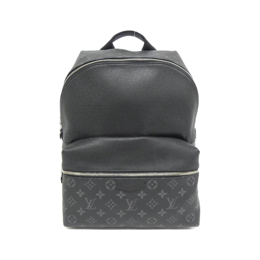 Louis Vuitton Black Taigarama Coated Canvas Leather Backpack (Pre-Owned)
