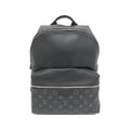 Louis Vuitton Black Taigarama Coated Canvas Leather Backpack (Pre-Owned)