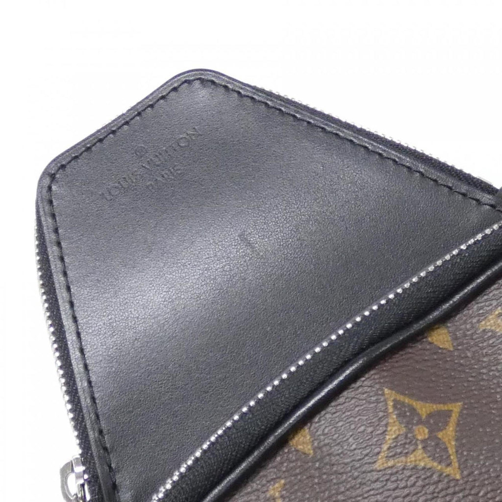 Louis Vuitton Black Marron Coated Canvas Shoulder Bag (Pre-Owned)