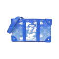 Louis Vuitton Blue Coated Canvas Shoulder Bag (Pre-Owned)