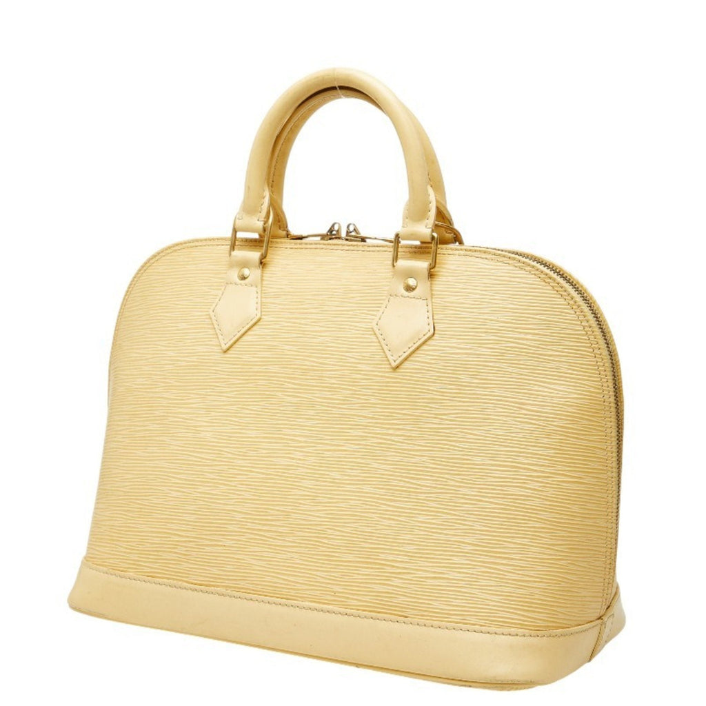 Louis Vuitton Yellow Leather Handbag (Pre-Owned)