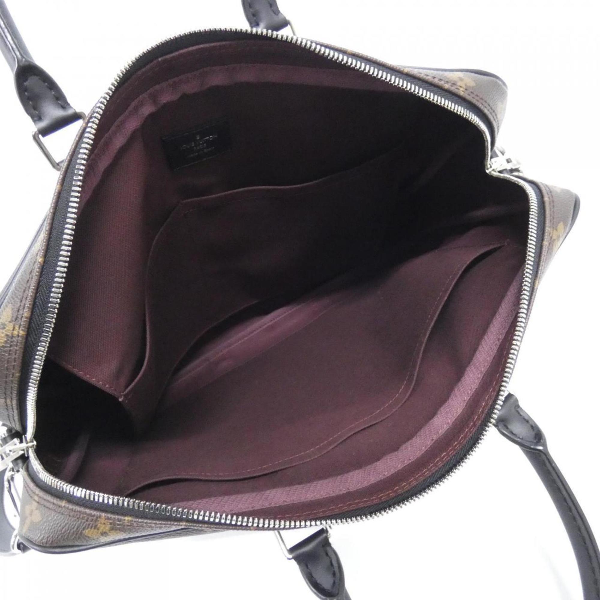 Louis Vuitton Marron Coated Canvas Handbag (Pre-Owned)