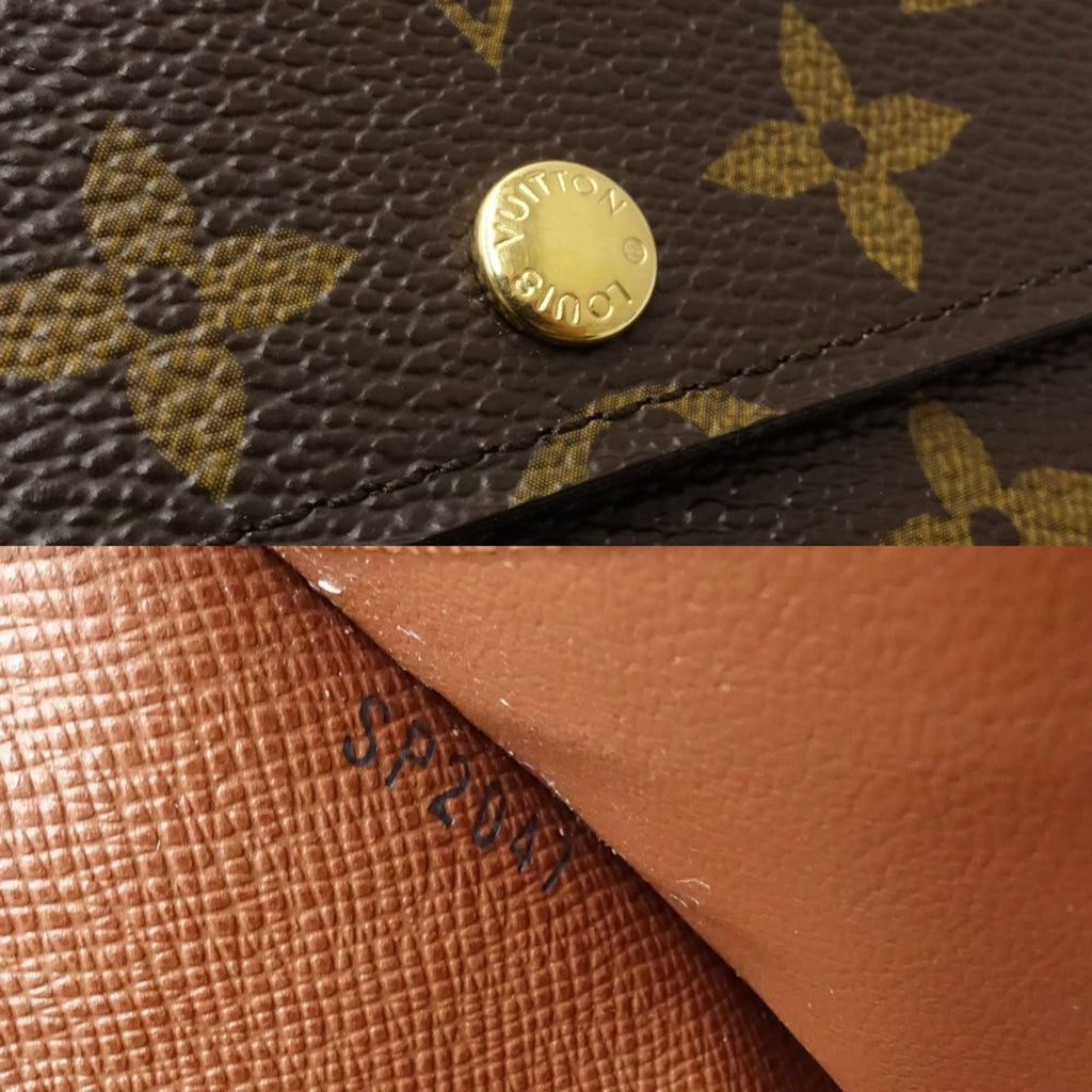 Louis Vuitton Monogram Brown Canvas Long Wallet (Bi-Fold) (Pre-Owned)