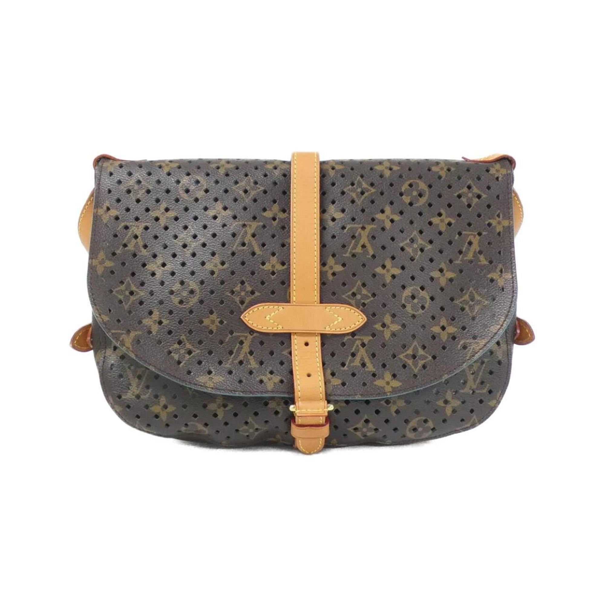 Louis Vuitton Brown Coated Canvas Shoulder Bag (Pre-Owned)