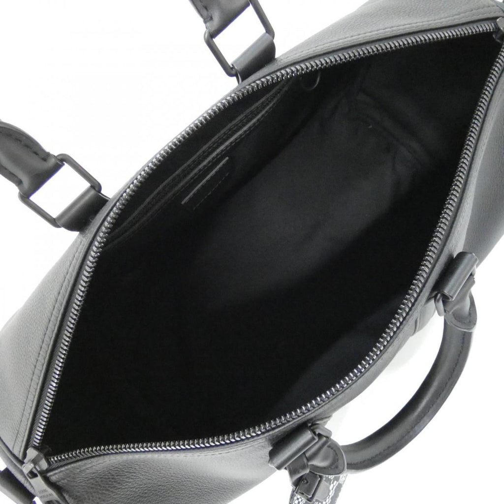 Louis Vuitton Black Leather Boston Bag (Pre-Owned)
