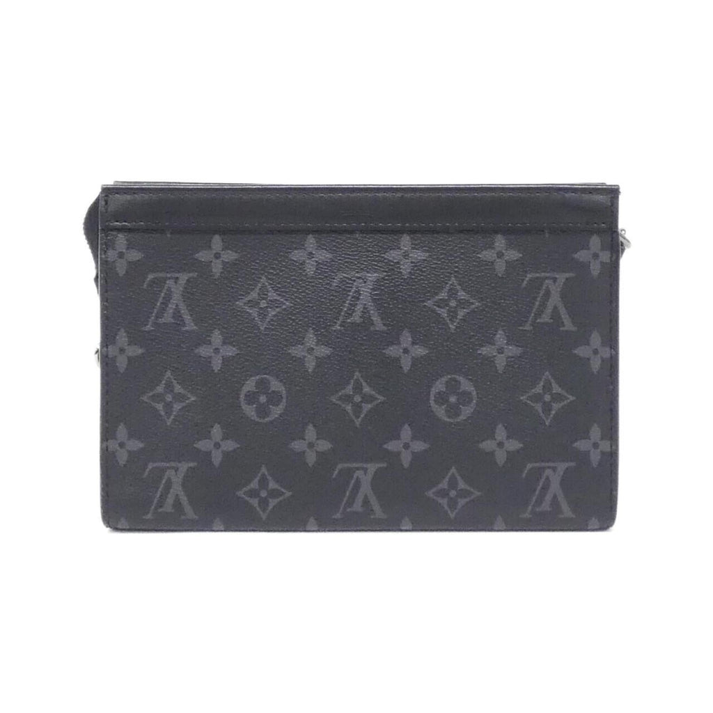 Louis Vuitton Monogram Eclipse Black Gris Coated Canvas Shoulder Bag (Pre-Owned)