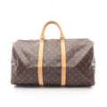 Louis Vuitton Brown Coated Canvas Pvc Monogram Leather Boston Bag (Pre-Owned)