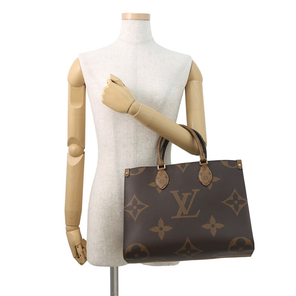 Louis Vuitton Monogram Reverse Red Color Monogram Reverse Handbag Shoulder Bag Tote Bag (Pre-Owned)