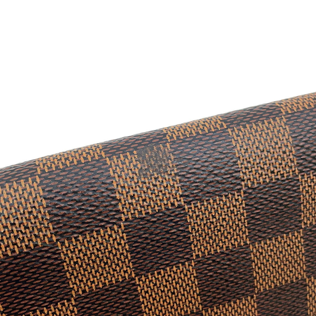 Louis Vuitton Damier Damier Canvas Ebene Red Color Pochette (Pre-Owned)