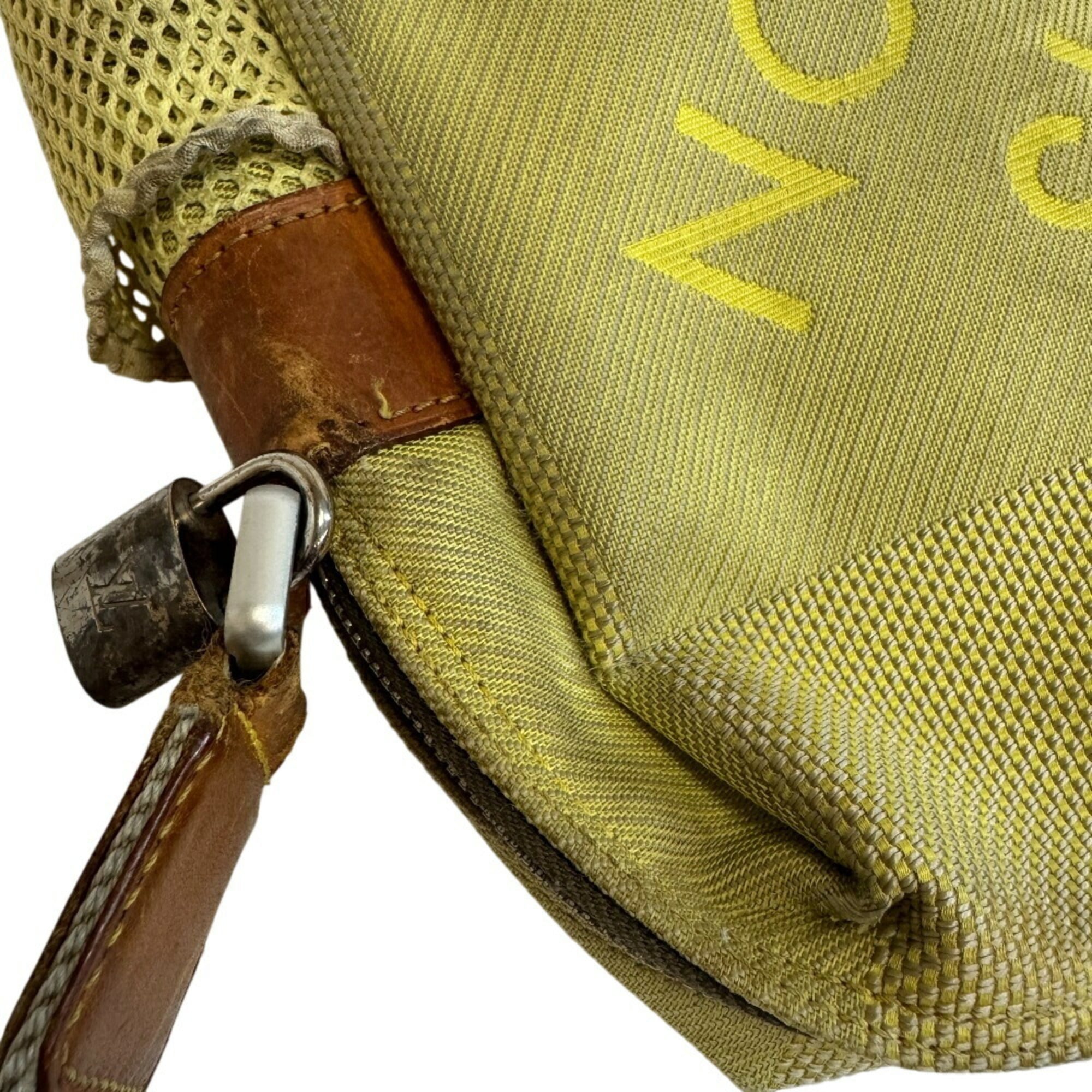 Louis Vuitton Yellow Canvas Pochette Shoulder Bag (Pre-Owned)