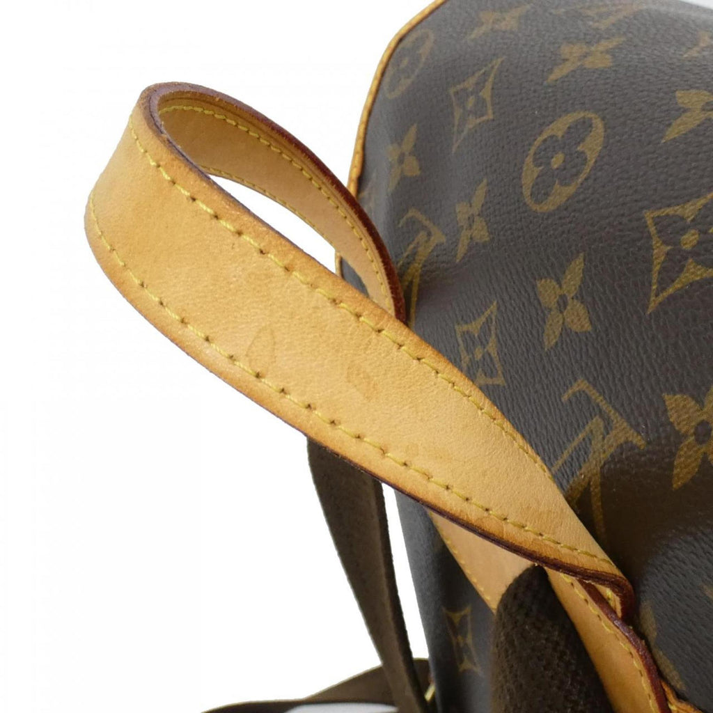 Louis Vuitton Monogram Marron Coated Canvas Backpack (Pre-Owned)