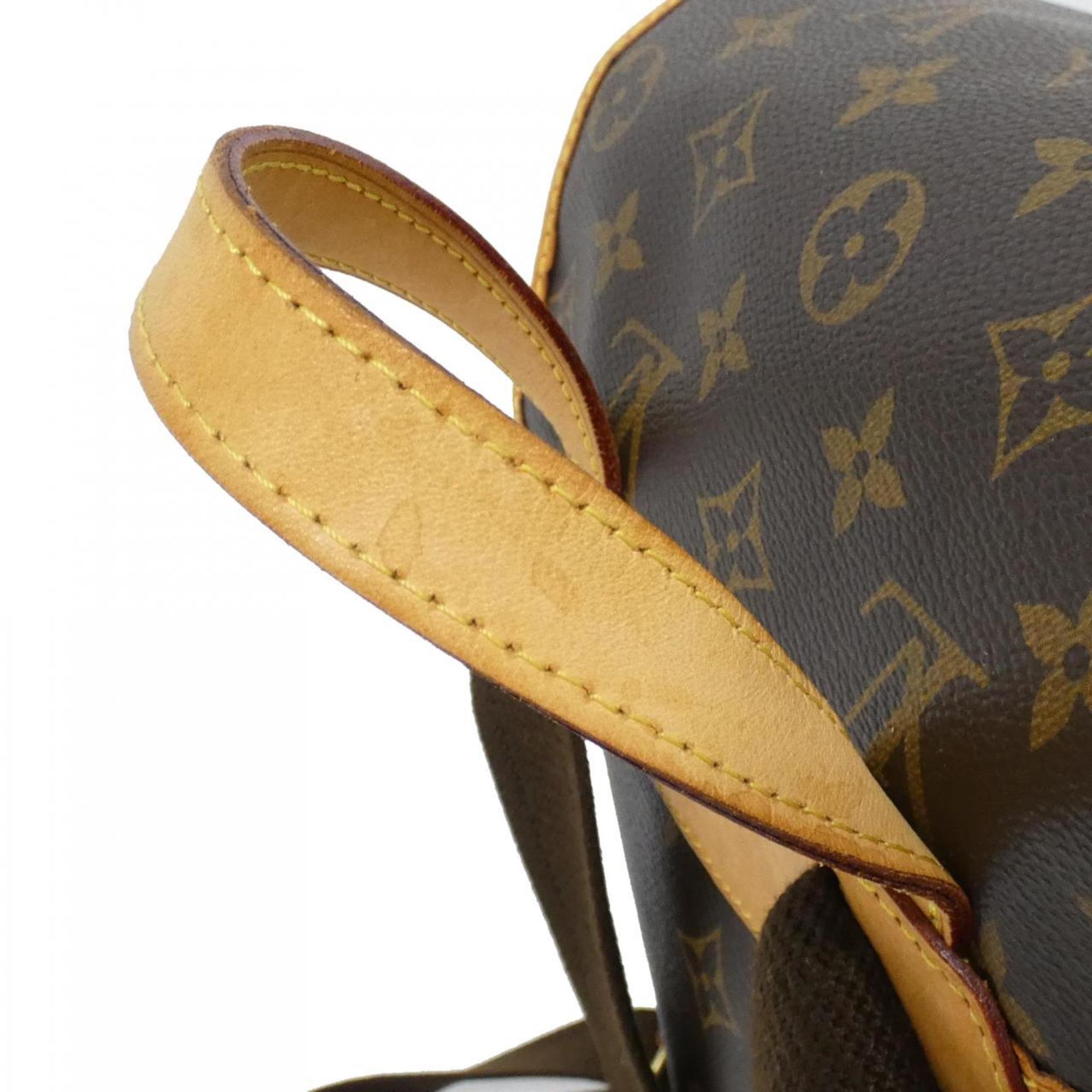 Louis Vuitton Monogram Marron Coated Canvas Backpack (Pre-Owned)