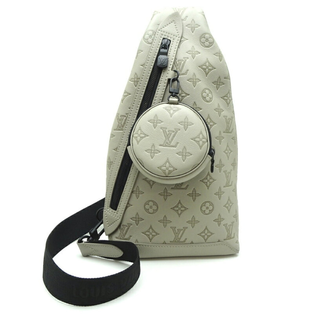 Louis Vuitton Gray Sable Monogram Shadow Pouch Sling Bag (Pre-Owned)