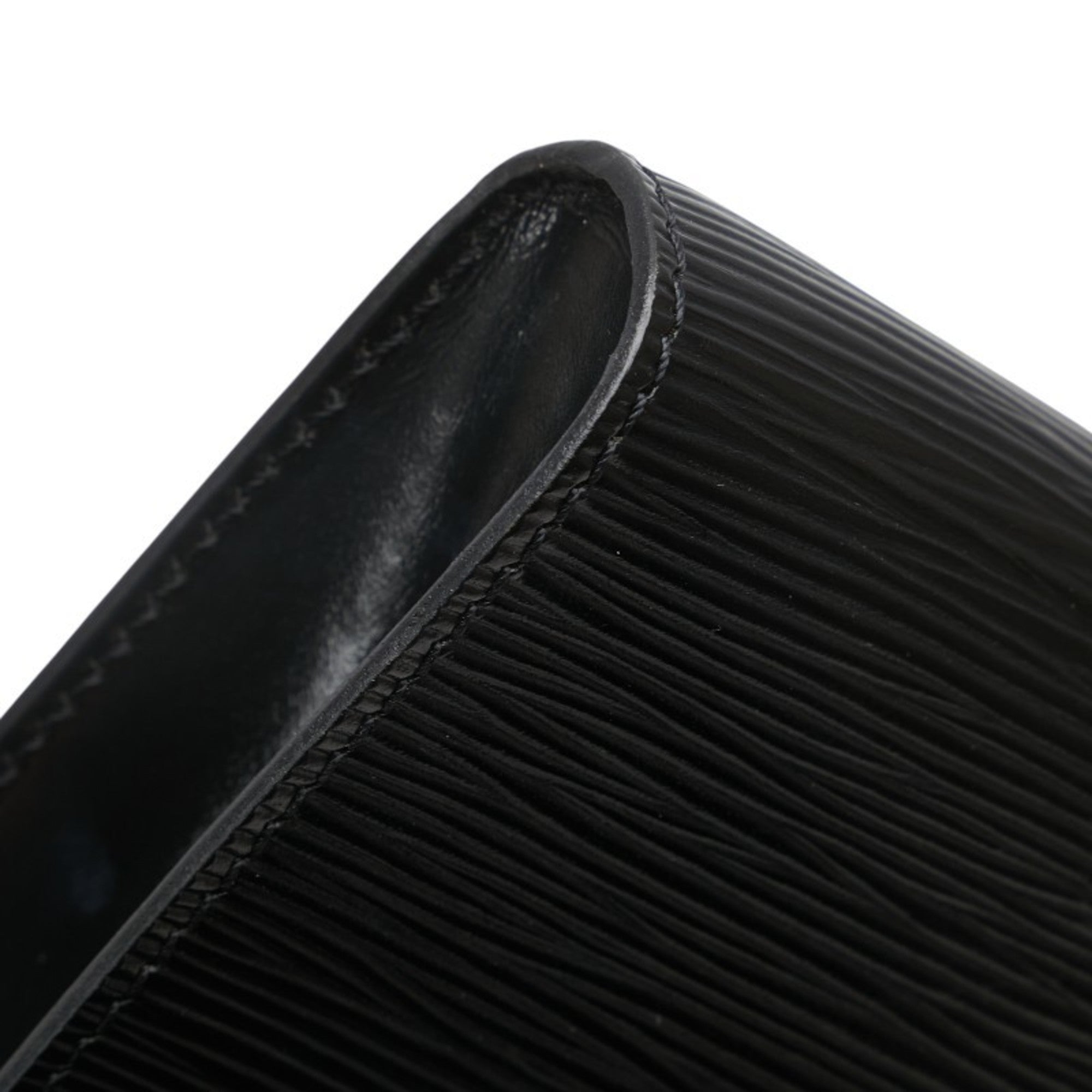 Louis Vuitton Epi Black Noir Leather Shoulder Bag (Pre-Owned)