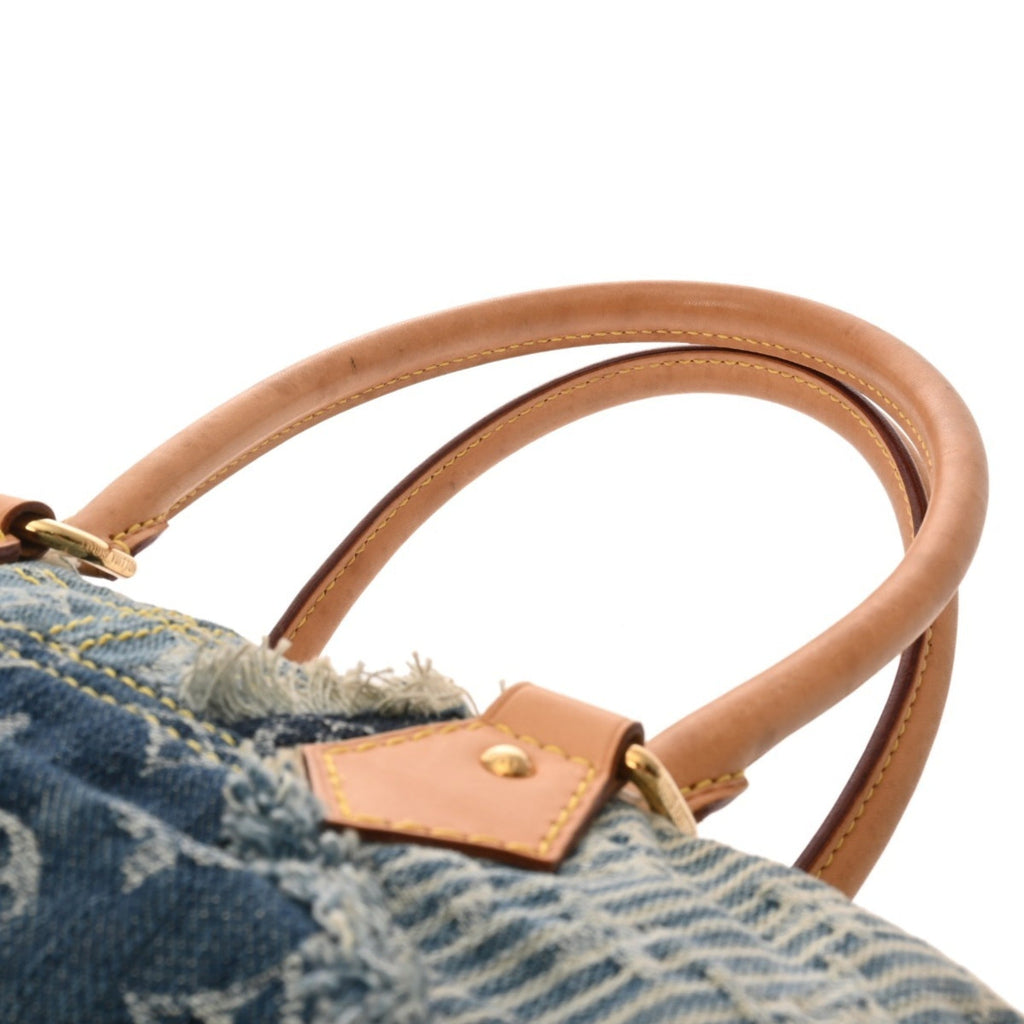 Louis Vuitton Monogram Denim Blue Monogram Denim Handbag (Pre-Owned)