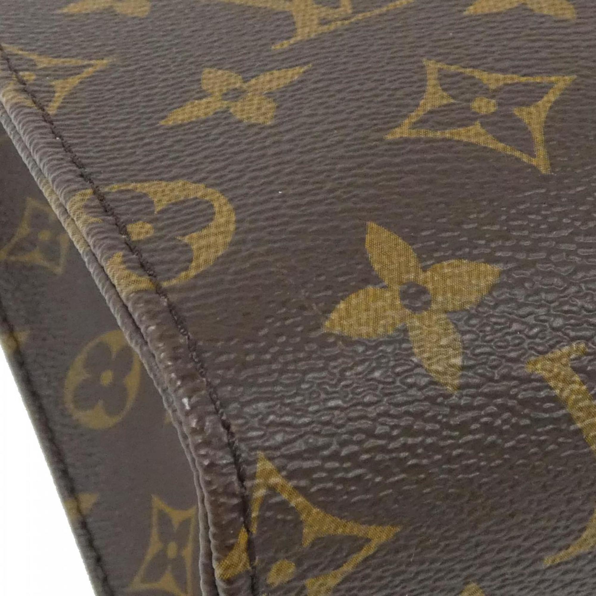 Louis Vuitton Marron Coated Canvas Handbag (Pre-Owned)