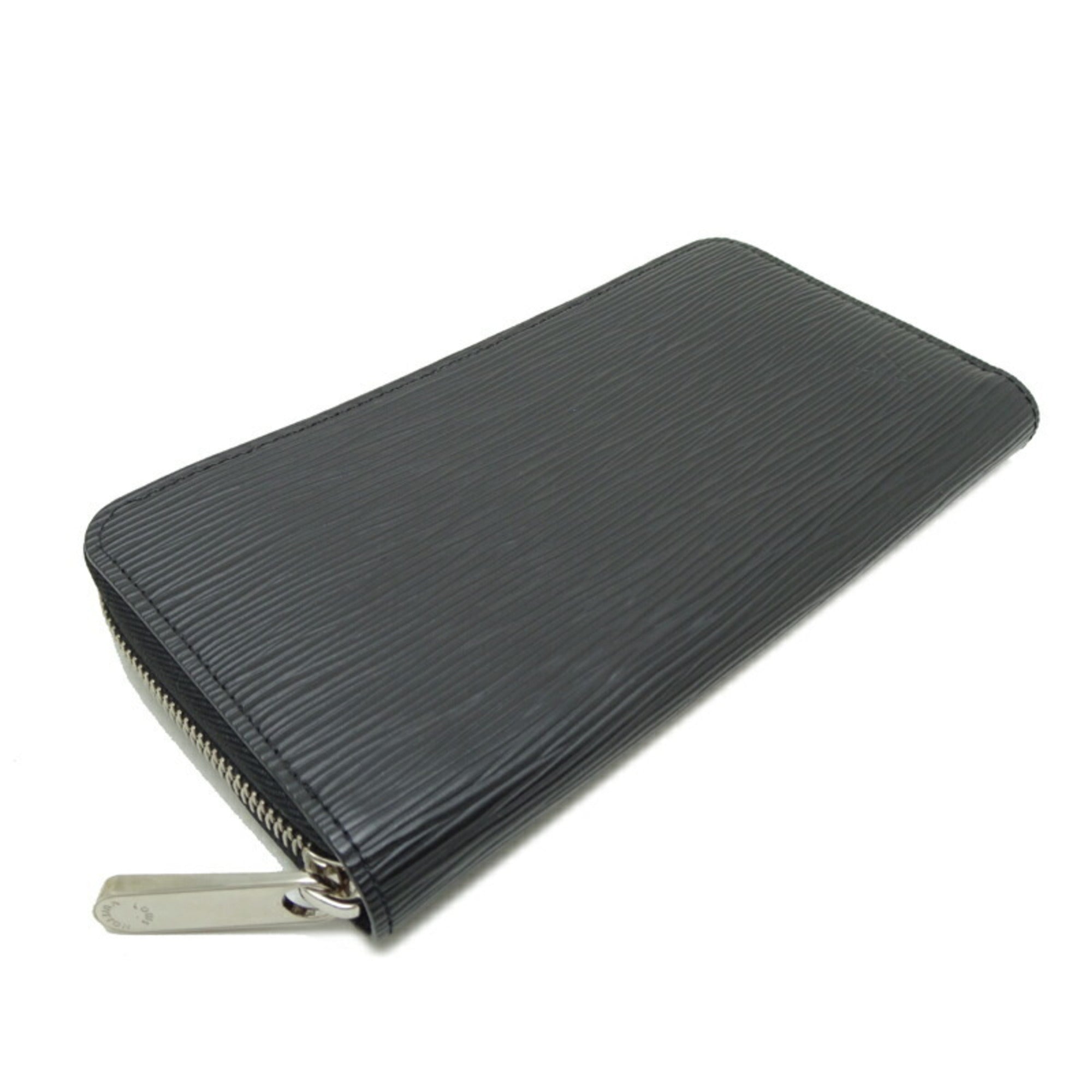 Louis Vuitton Epi Black Noir Epi Leather Long Wallet (Bi-Fold) (Pre-Owned)