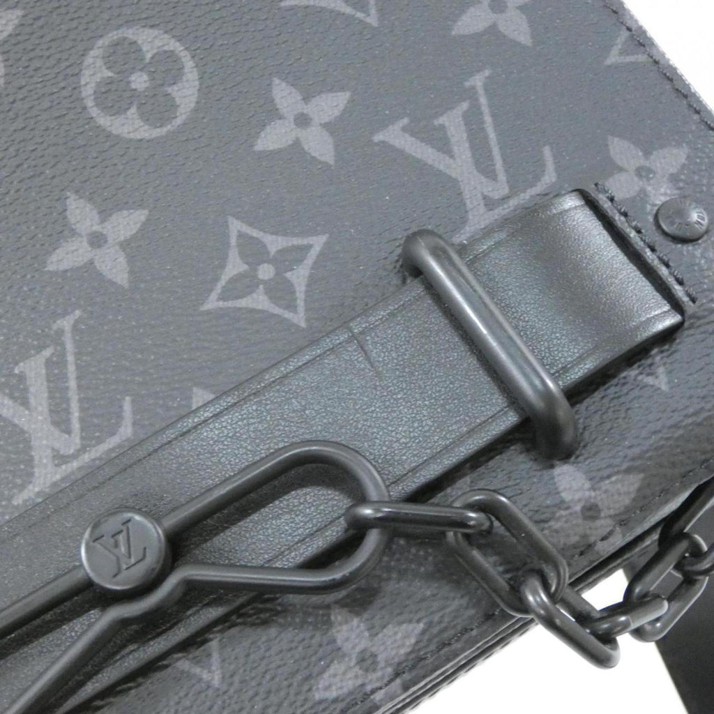 Louis Vuitton Black Coated Canvas Shoulder Bag (Pre-Owned)