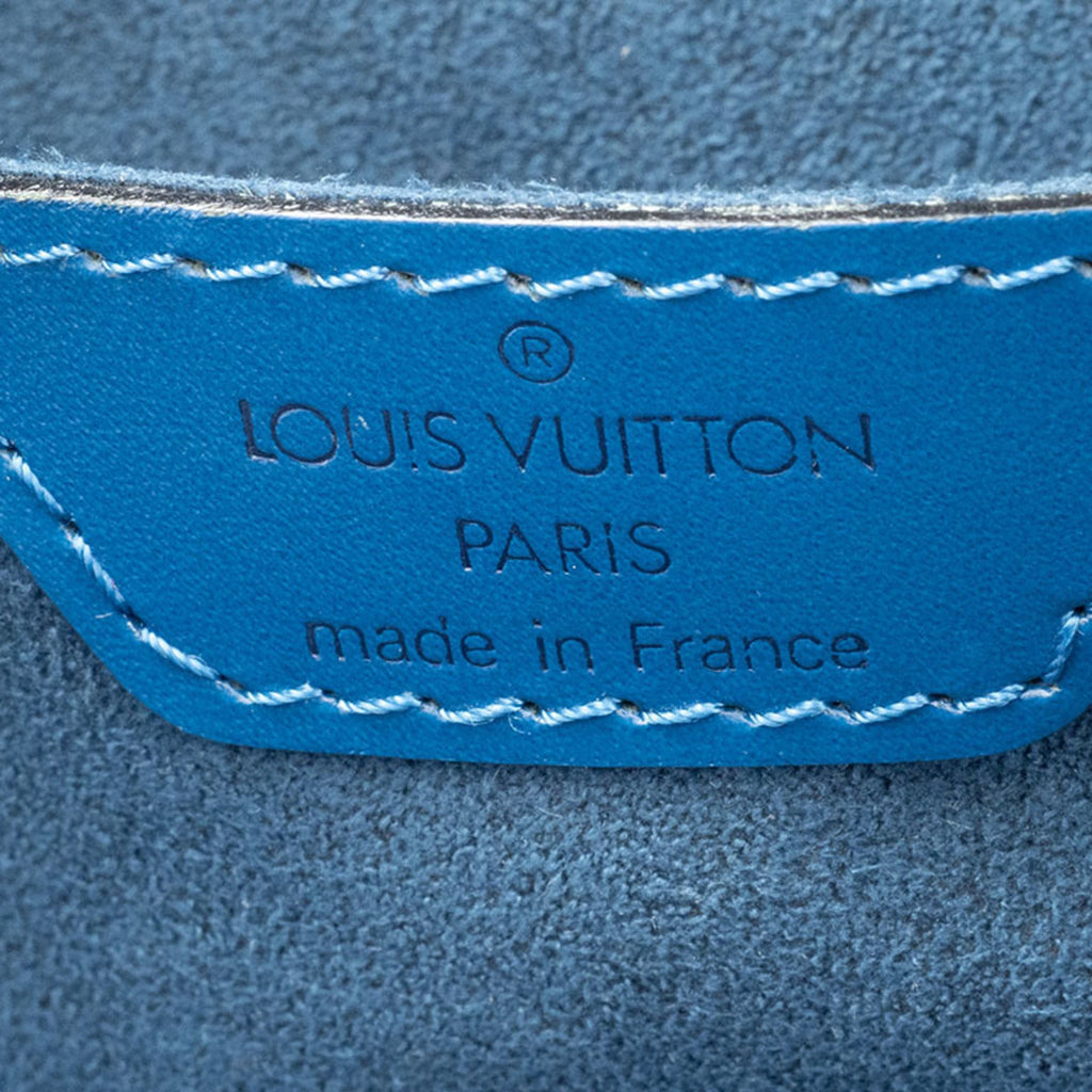 Louis Vuitton Epi Toledo Blue Epi Leather Handbag (Pre-Owned)