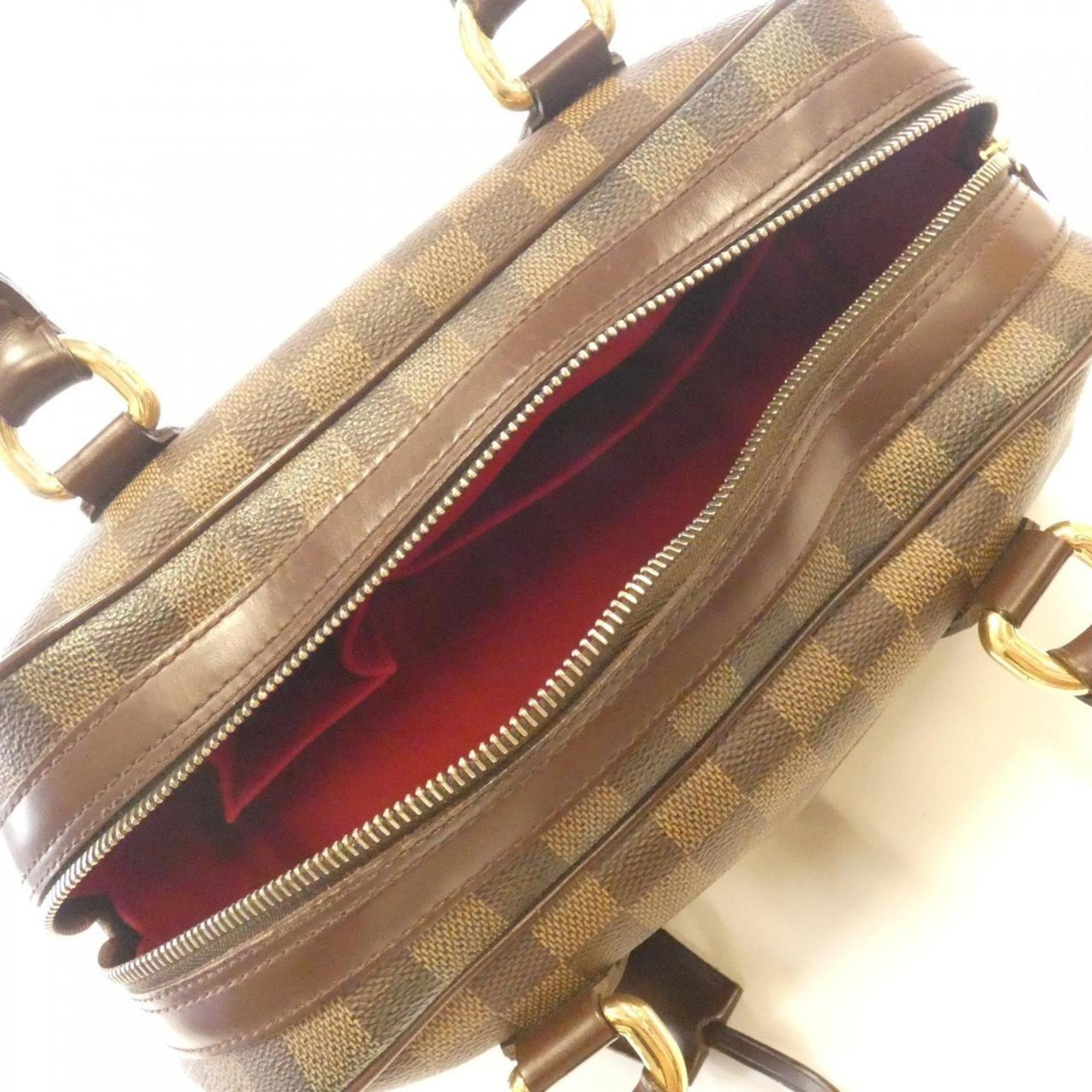 Louis Vuitton Brown Coated Canvas Handbag (Pre-Owned)