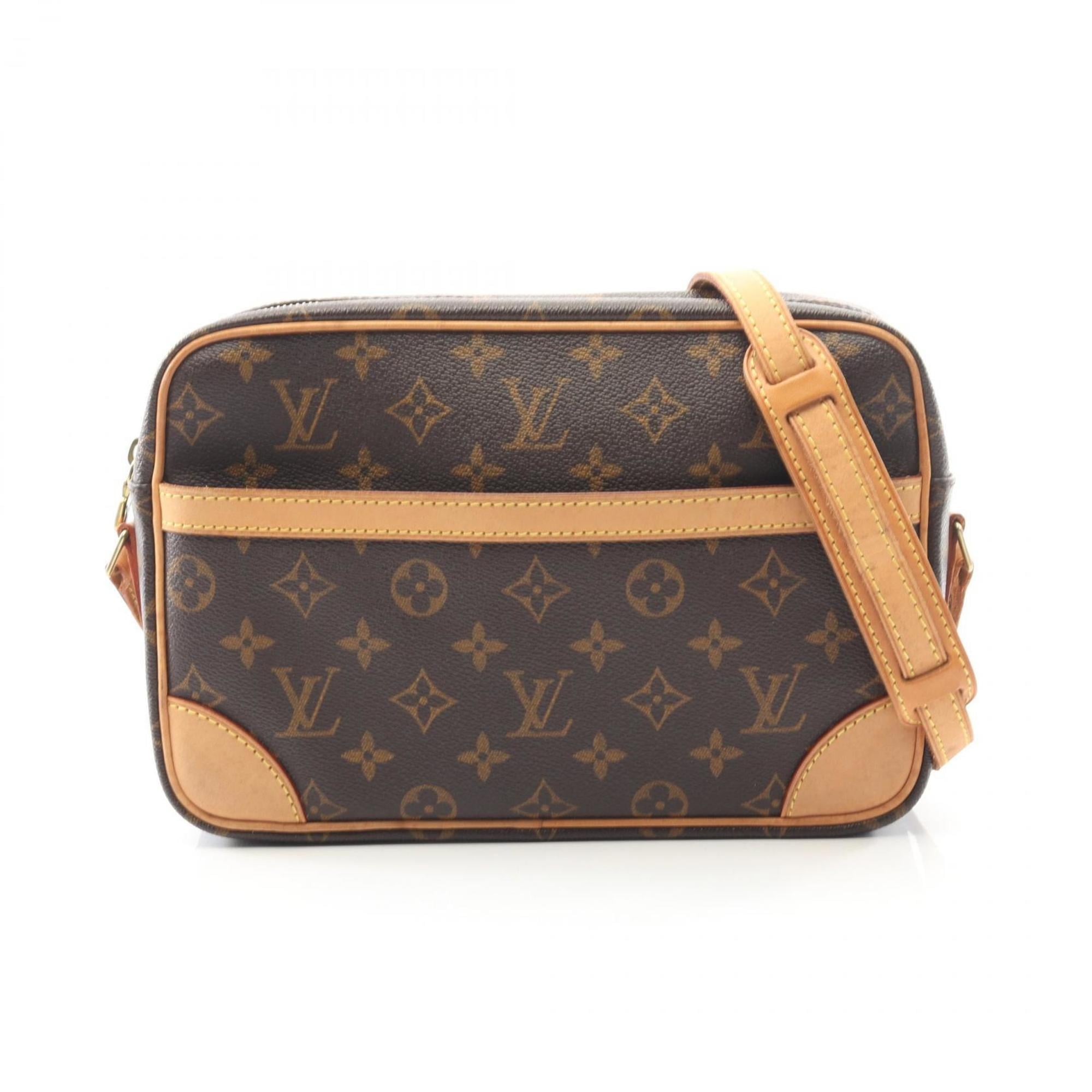 Louis Vuitton Brown Coated Canvas Pvc Leather Monogram Shoulder Bag (Pre-Owned)