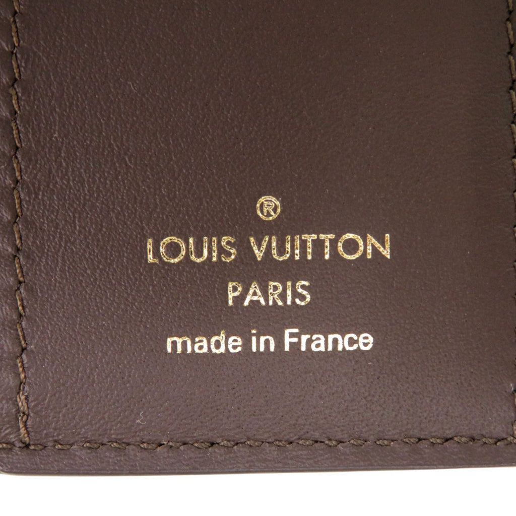 Louis Vuitton Galle Leather Wallet (Tri-Fold) (Pre-Owned)