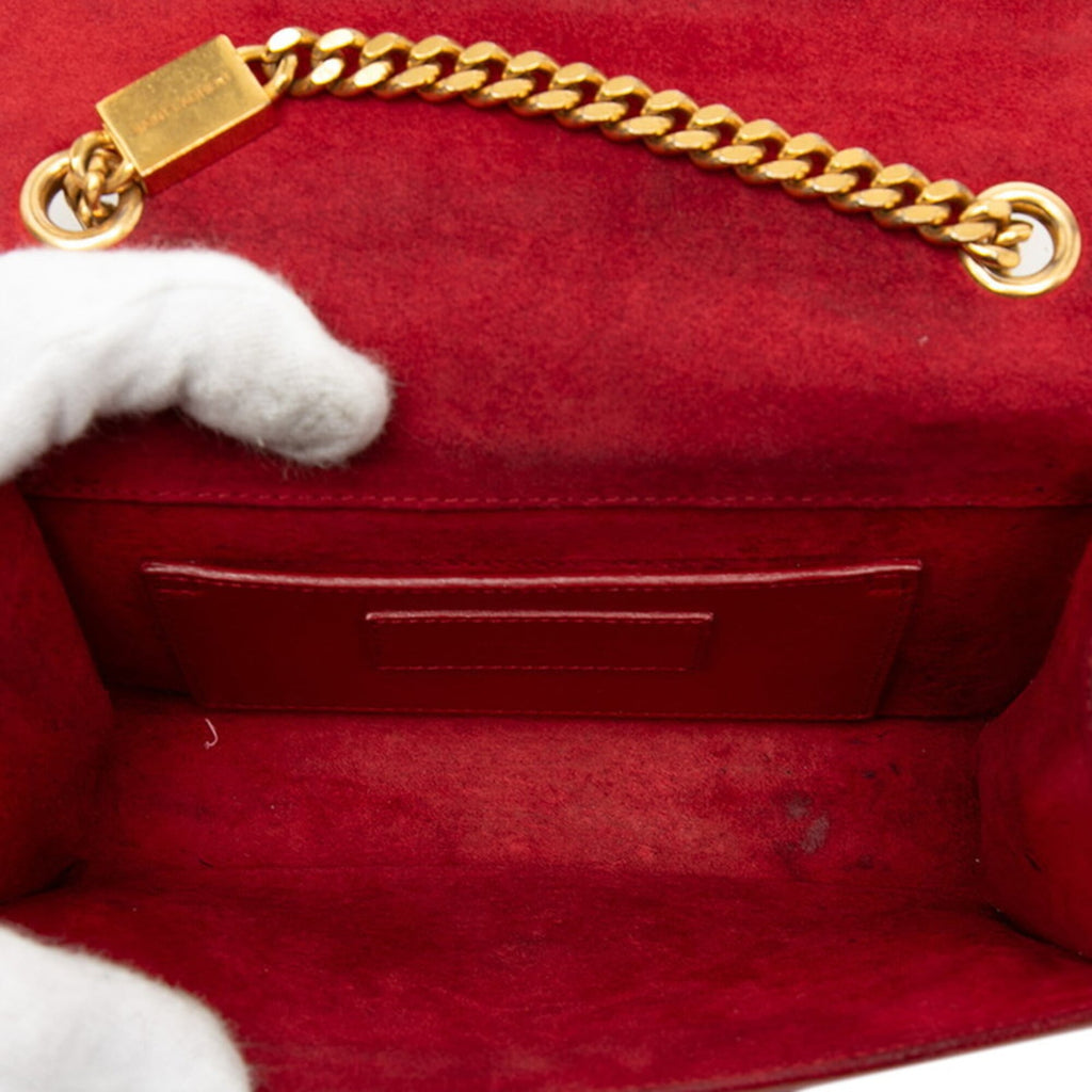 Classic Monogram Tassel Crossbody Bag Leather Small
