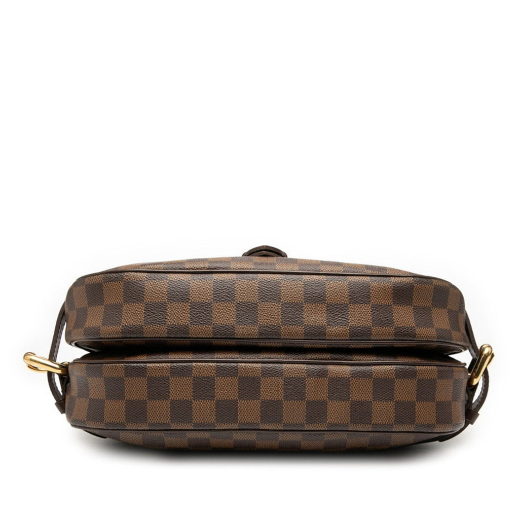 Louis Vuitton Brown Pvc Leather Handbag Shoulder Bag (Pre-Owned)