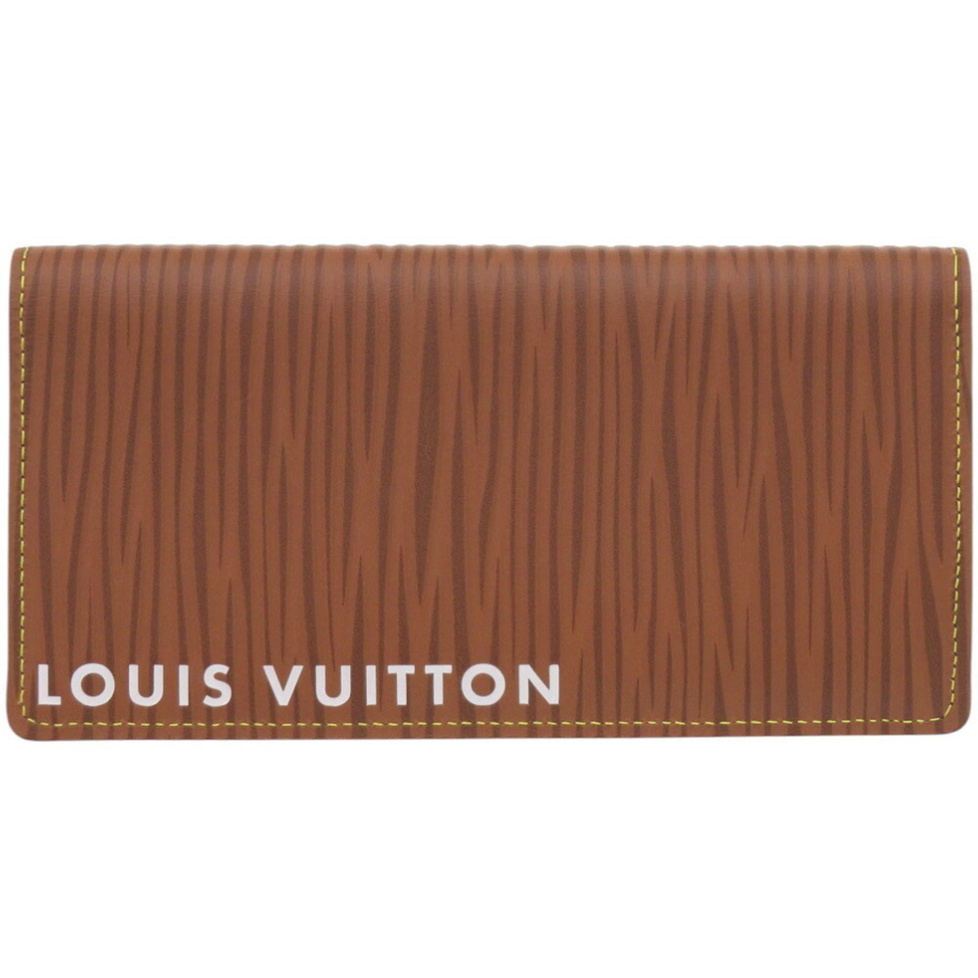 Louis Vuitton Brown Epi Leather Long Wallet (Bi-Fold) (Pre-Owned)