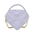 Louis Vuitton Purple Leather Pouch Shoulder Bag (Pre-Owned)
