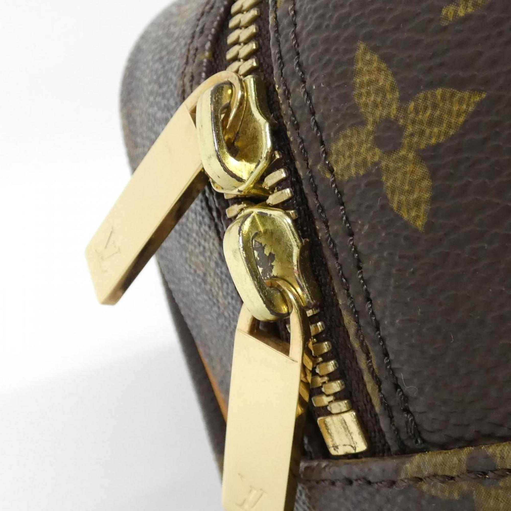 Louis Vuitton Marron Coated Canvas Shoulder Bag (Pre-Owned)