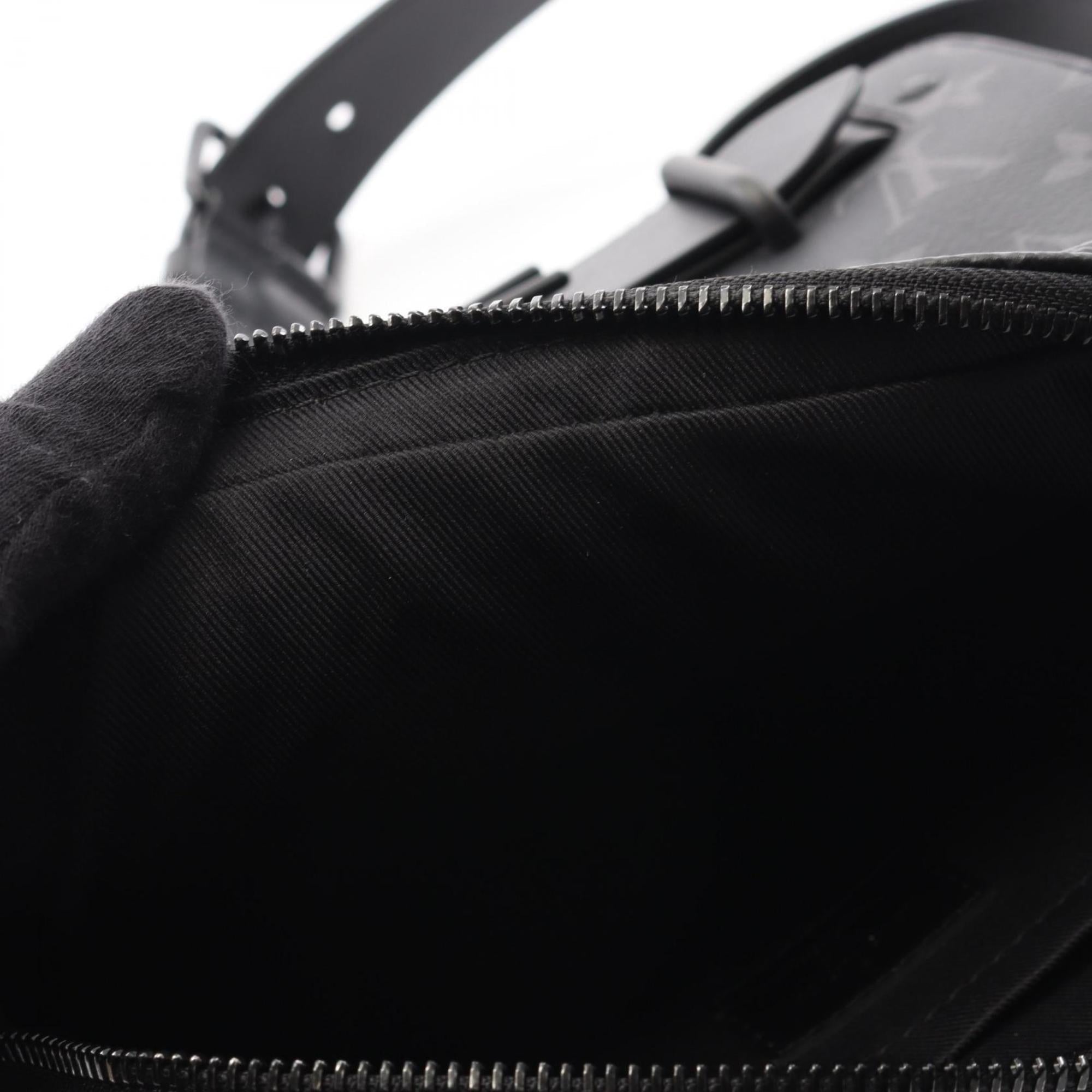 Louis Vuitton Gray Coated Canvas Monogram Eclipse Pvc Leather Shoulder Bag (Pre-Owned)