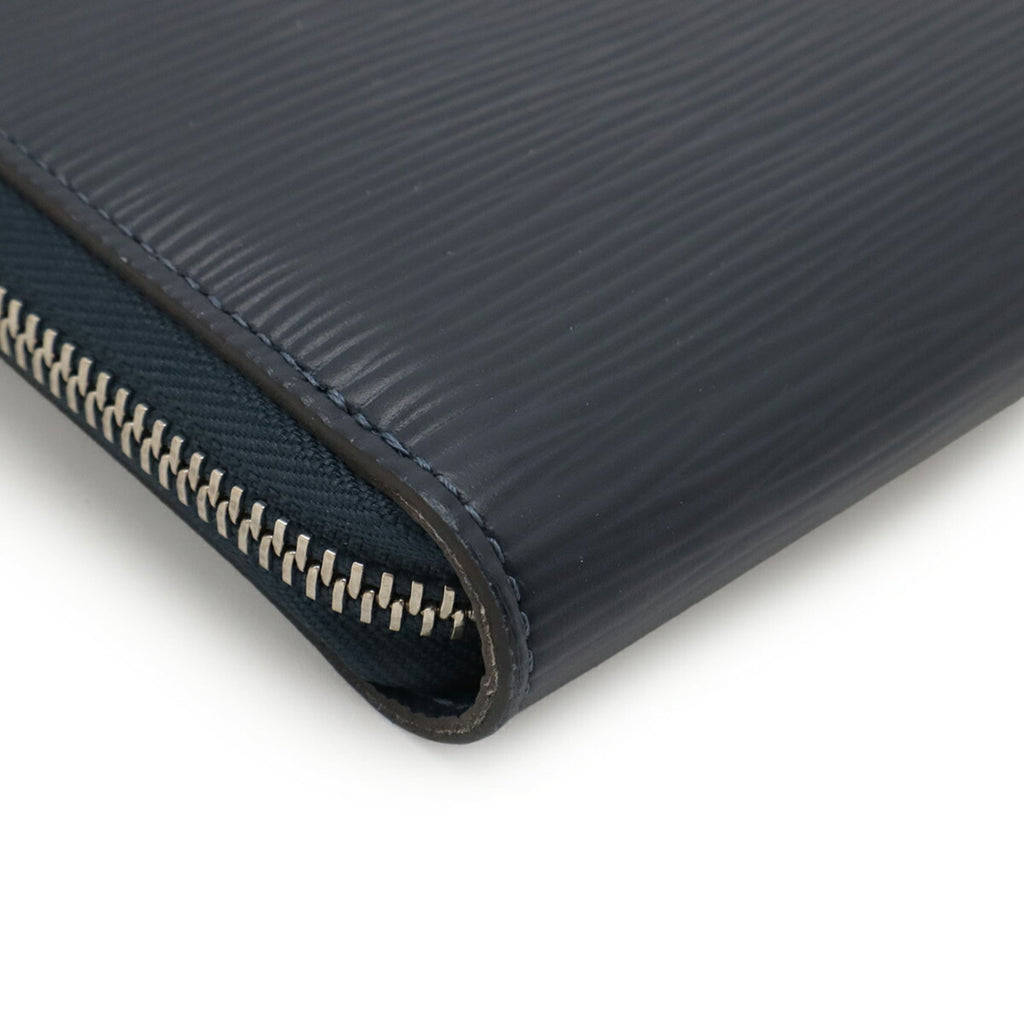 Louis Vuitton Epi Navy Blue Epi Leather Long Wallet (Bi-Fold) (Pre-Owned)