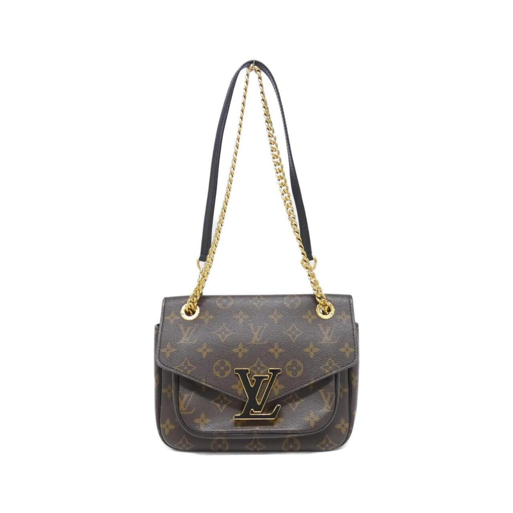 Louis Vuitton Marron Coated Canvas Shoulder Bag (Pre-Owned)