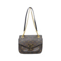 Louis Vuitton Marron Coated Canvas Shoulder Bag (Pre-Owned)