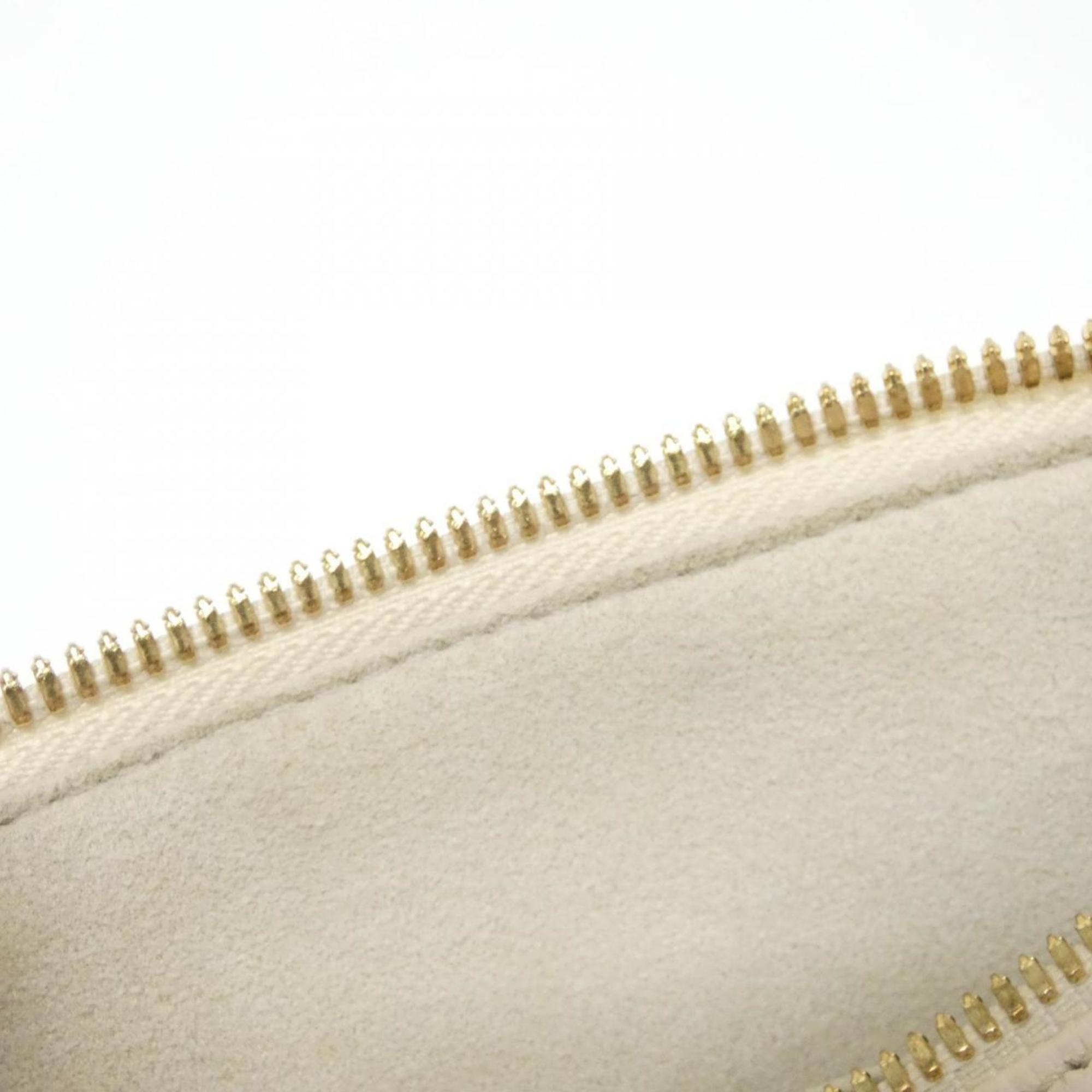 Louis Vuitton Monogram Empreinte Cream Saffron Leather Shoulder Bag (Pre-Owned)