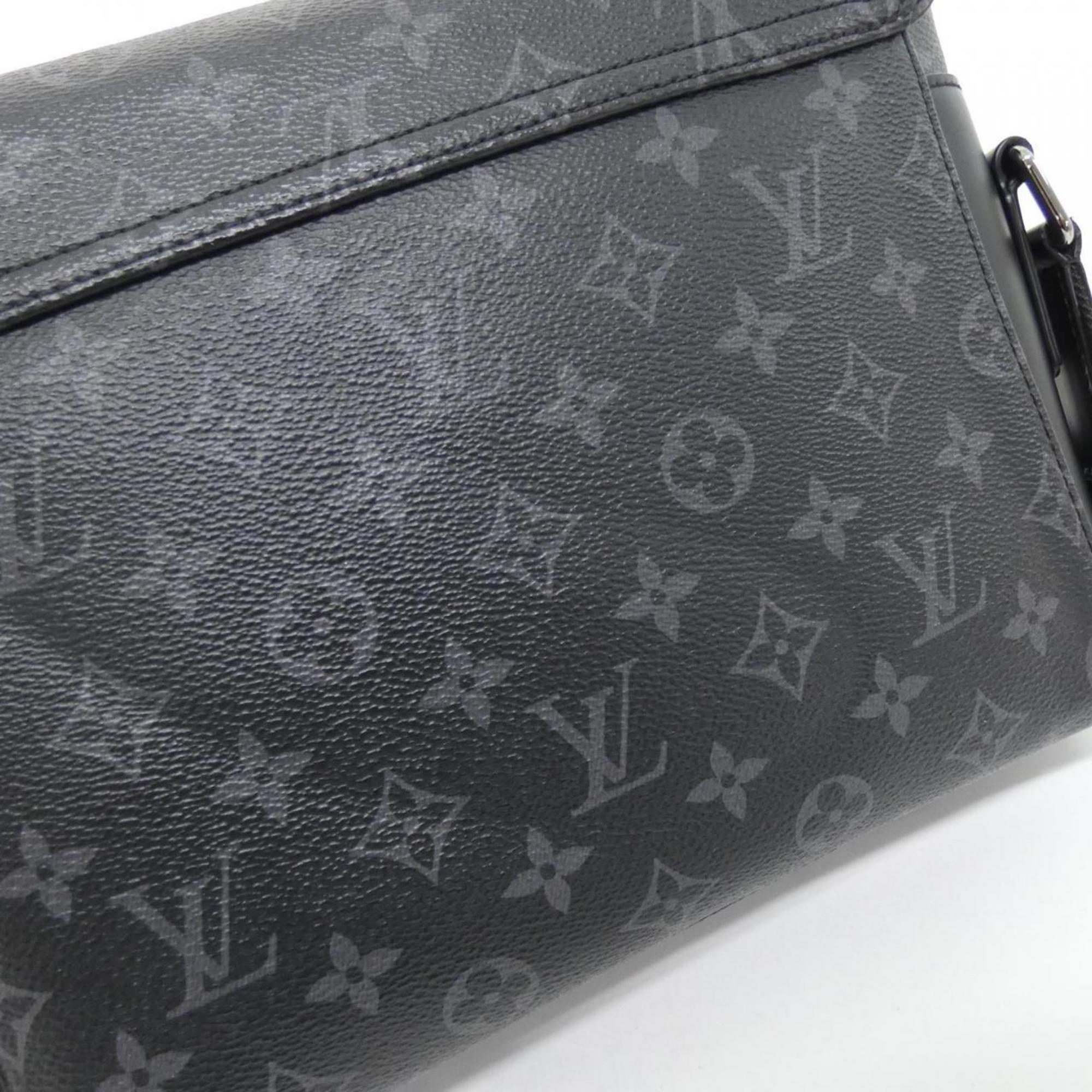 Louis Vuitton Black Coated Canvas Shoulder Bag (Pre-Owned)
