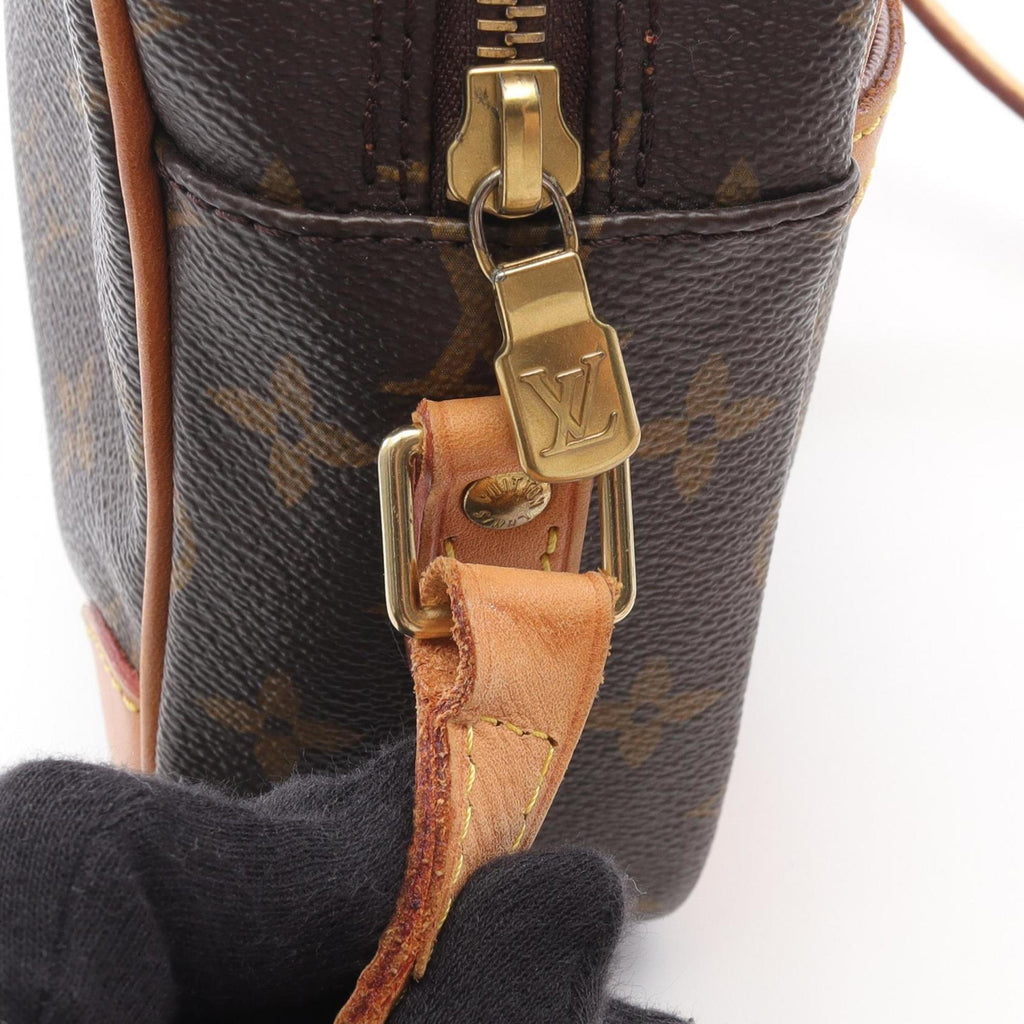 Louis Vuitton Brown Coated Canvas Pvc Leather Shoulder Bag (Pre-Owned)