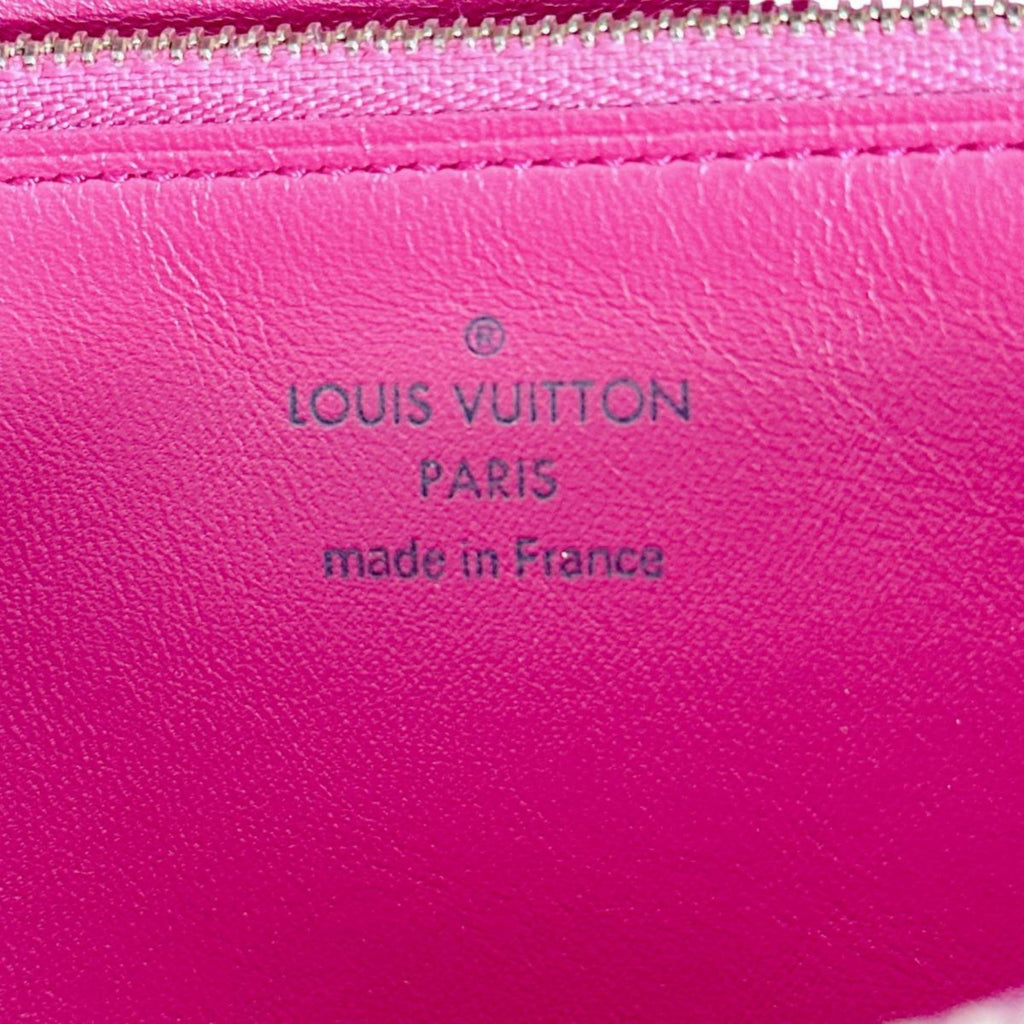 Louis Vuitton Black Noir Leather Long Wallet (Bi-Fold) (Pre-Owned)