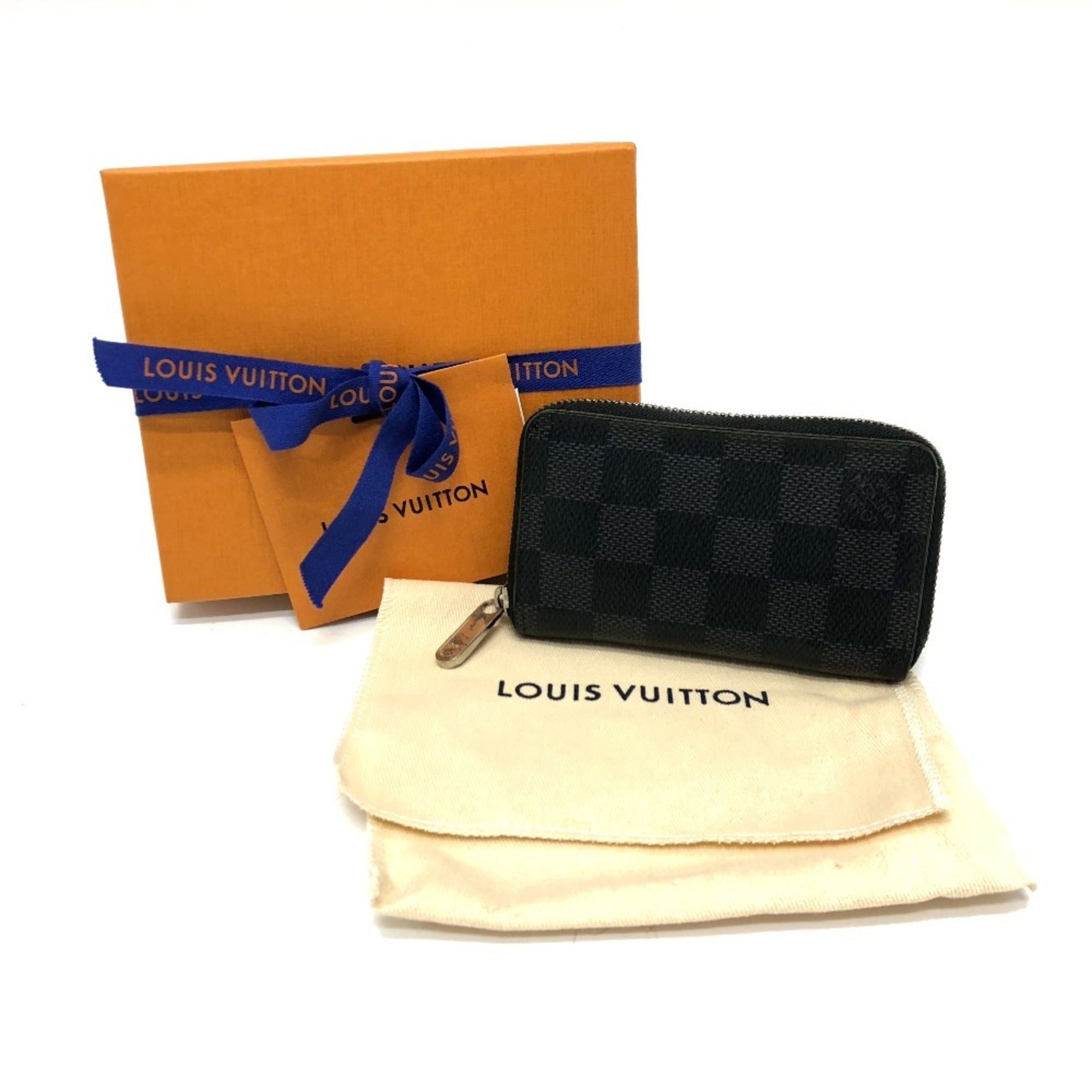 Louis Vuitton Damier Graphite Damier Graphite Coin Purse/Coin Case (Pre-Owned)